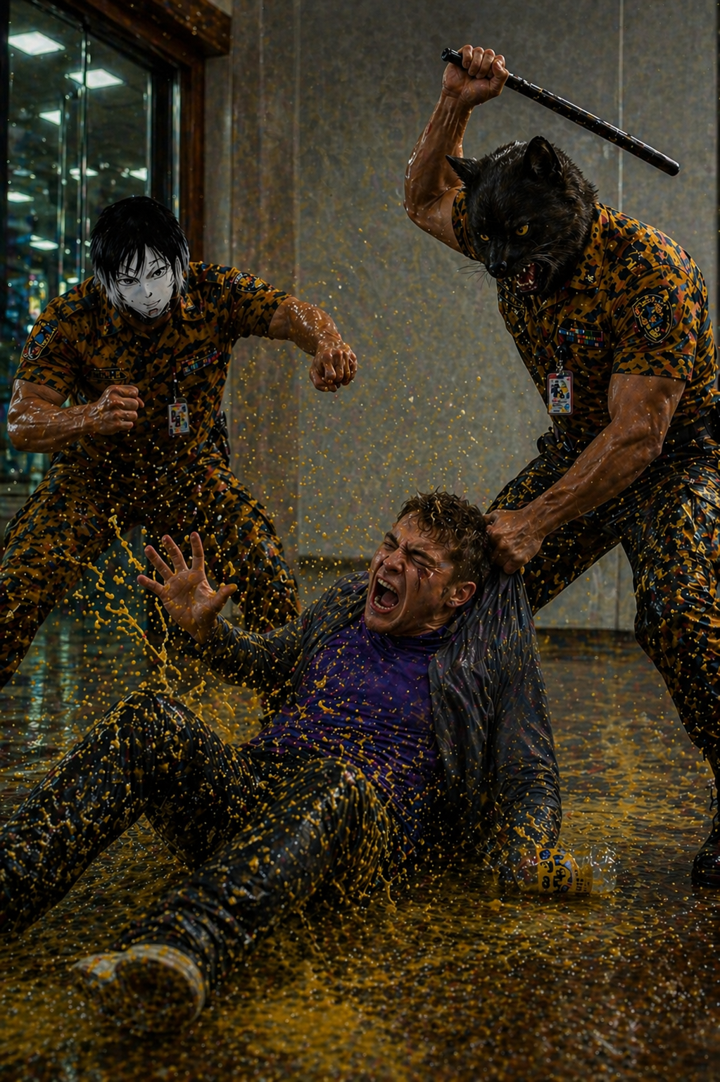 Феликс с дубиной, Япроклят над поверженным Коляской